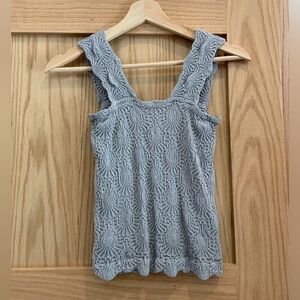 Free People Love Letter Cropped Cami Tank Top